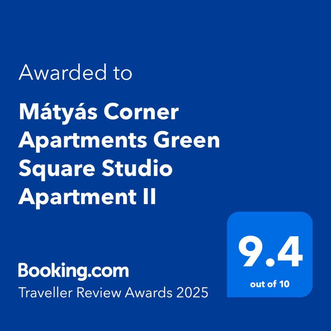 Matyas Corner Apartments Green Square Studio Apartment II Budapest Esterno foto